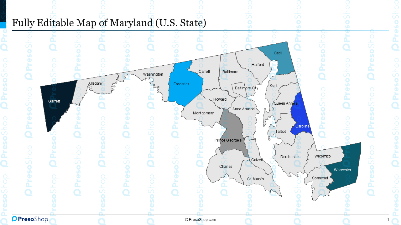 Editable-map-of-maryland