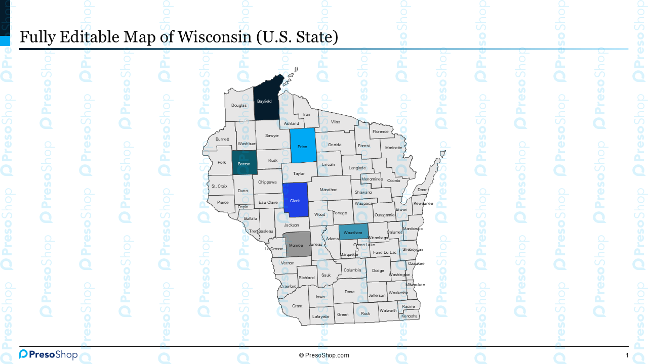 Editable-map-of-wisconsin
