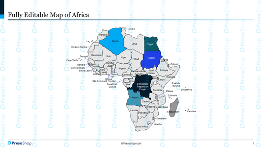 Editable-map-of-Africa