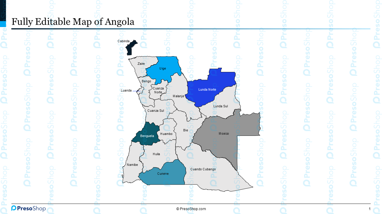Editable-map-of-Angola