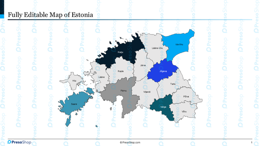 Editable-map-of-Estonia