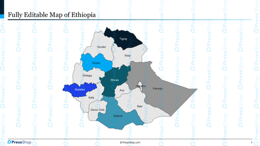Editable-map-of-Ethiopia