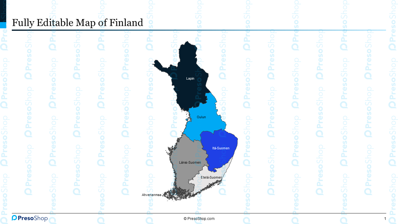 Editable-map-of-Finland
