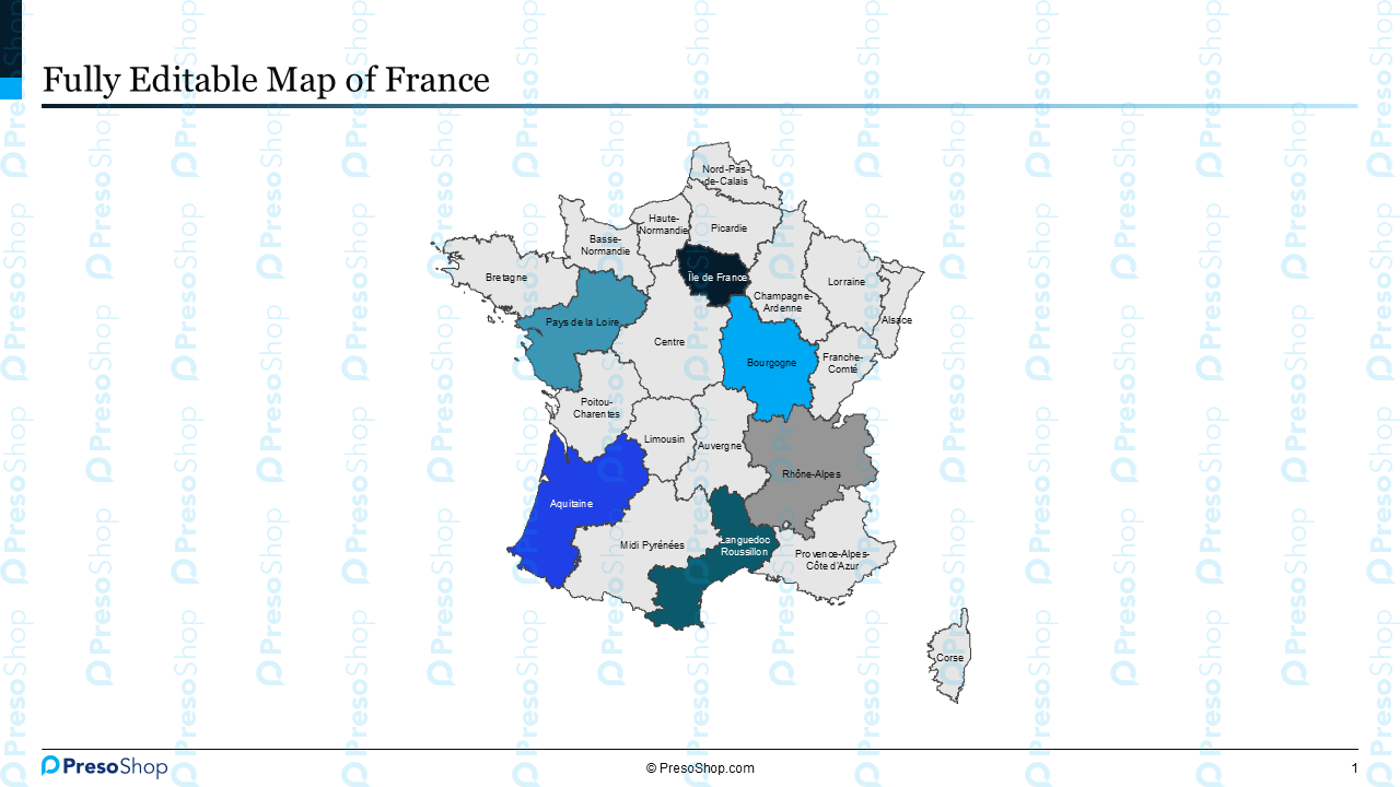 Editable-map-of-France