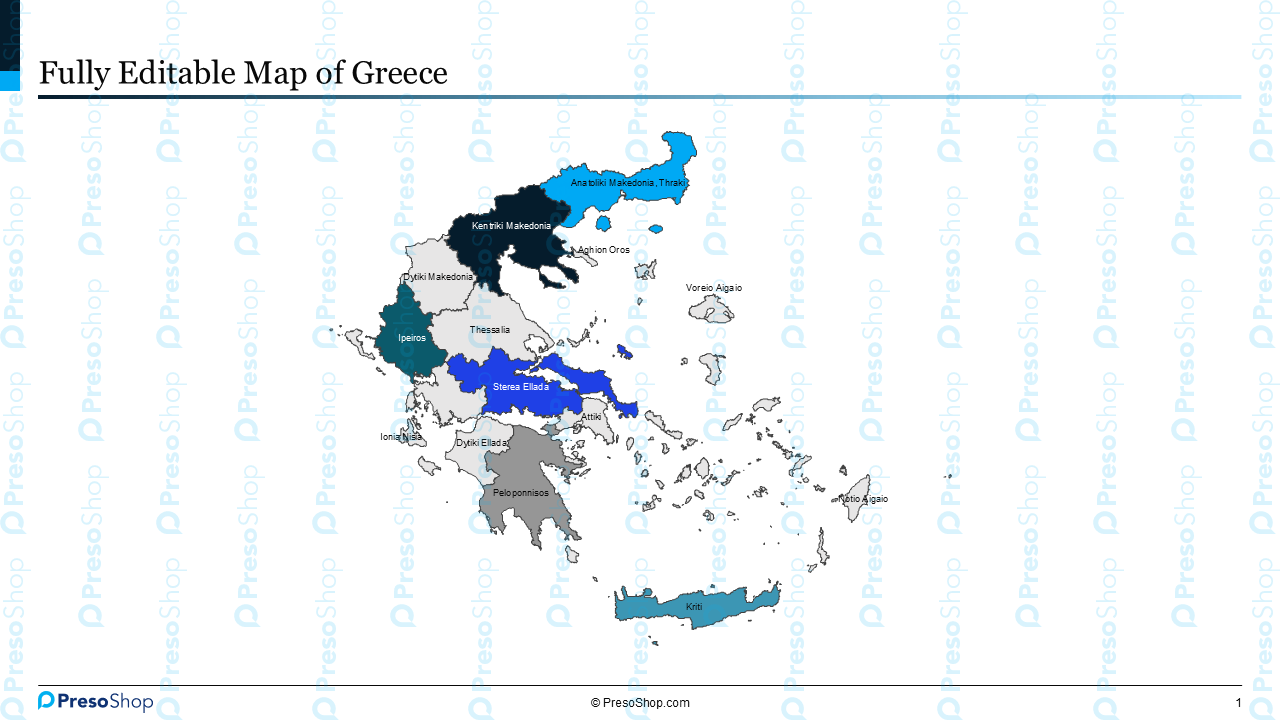 Editable-map-of-Greece