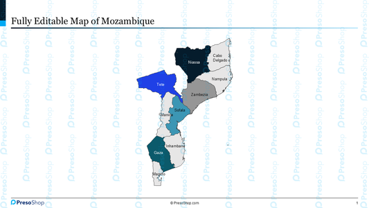 Editable-map-of-Mozambique