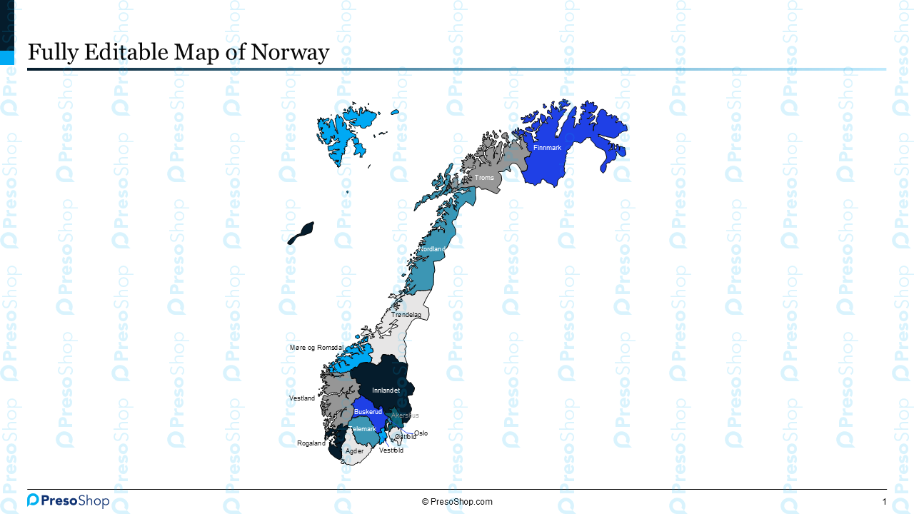 Editable-map-of-Norway
