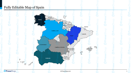 Editable-map-of-Spain