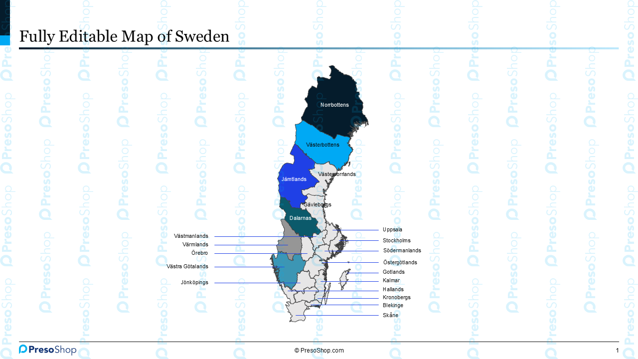 Editable-map-of-Sweden