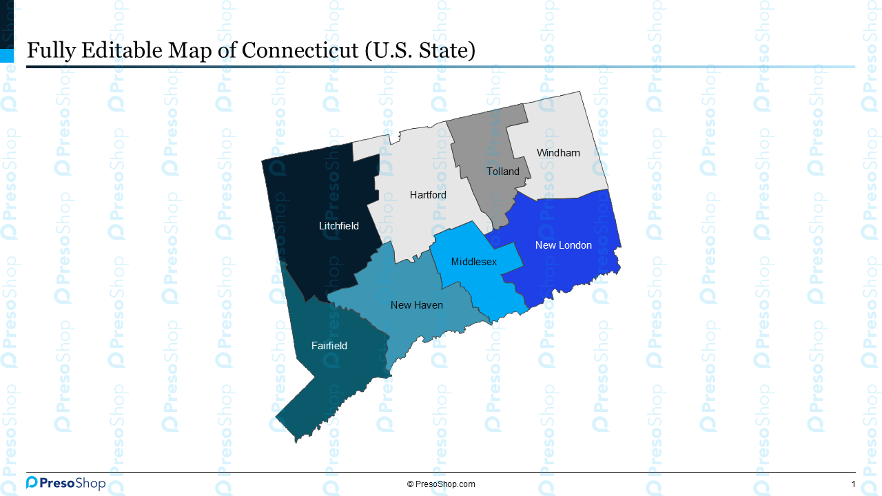 Editable-map-of-connecticut