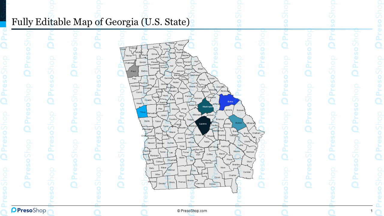 Editable-map-of-georgia