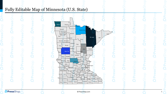 Editable-map-of-minnesota