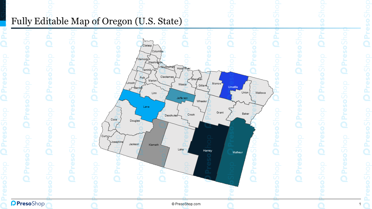 Editable-map-of-oregon