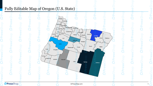 Editable-map-of-oregon