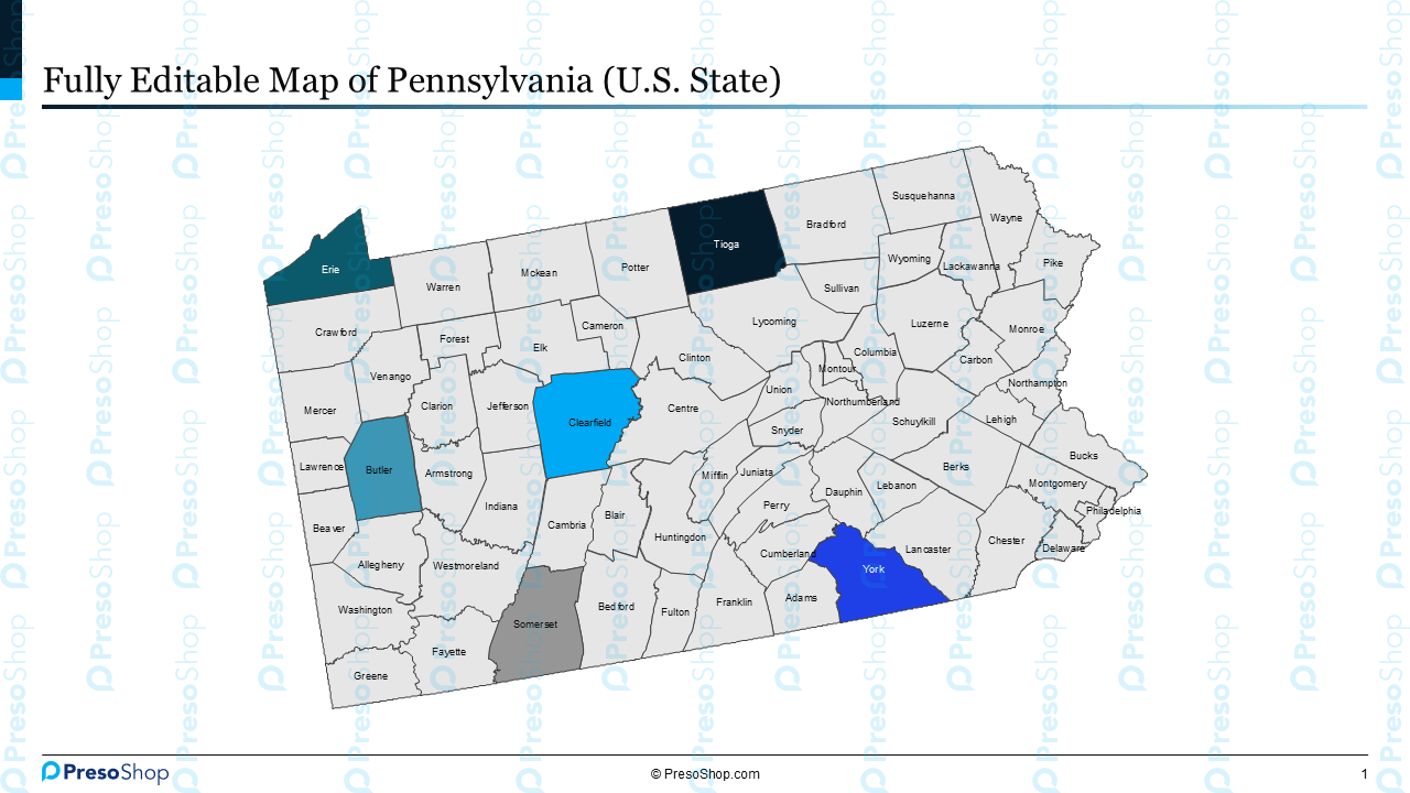 Editable-map-of-pennsylvania