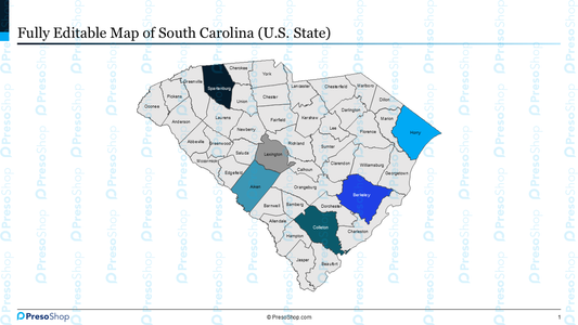 Editable-map-of-south-carolina
