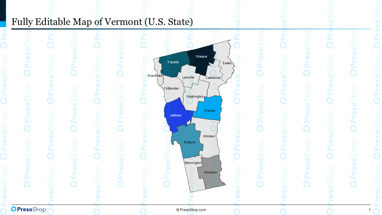 Editable-map-of-vermont